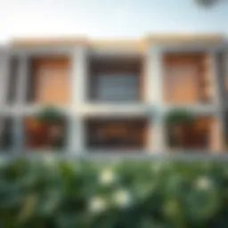 Stunning exterior view of the Al Habbai Building showcasing its architectural design