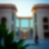 Architectural Elegance of Al Khail Gate Stunning architectural design of Al Khail Gate Partition