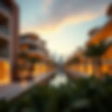 Modern architectural designs in Al Mamoura reflecting Dubai's innovative spirit.