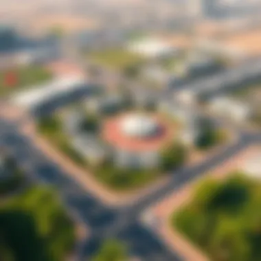 Aerial View of Al Mizhar 3 Aerial view of Al Mizhar 3 showcasing its layout and surrounding areas