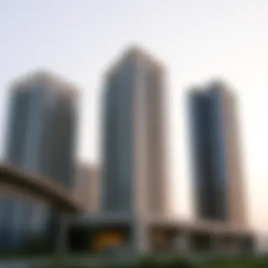 Architectural design of Al Nuaimiya Towers showcasing modern aesthetics