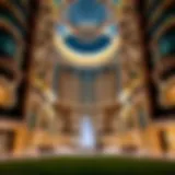 Architectural Marvel of Al Reem Plaza Stunning architectural view of Al Reem Plaza showcasing its unique design