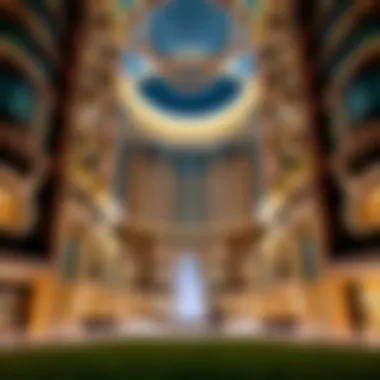 Architectural Marvel of Al Reem Plaza Stunning architectural view of Al Reem Plaza showcasing its unique design