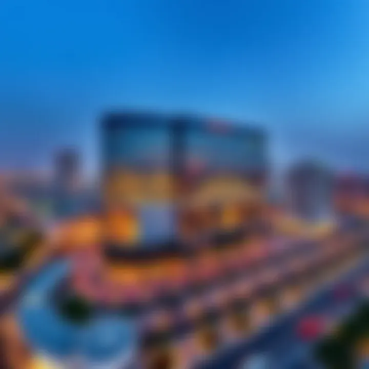 Aerial Perspective of Al Zarooni Business Center Aerial view of Al Zarooni Business Center showcasing its modern architecture