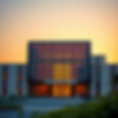 A stunning view of Aldar headquarters showcasing its unique architecture