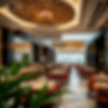 Elegant dining space featuring various international cuisines available at the mall