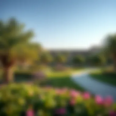 Green spaces and recreational areas in Amber Studio City