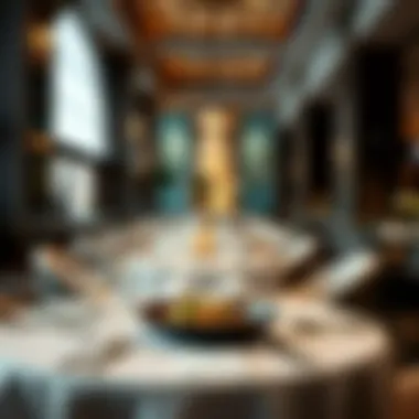 Elegant dining setup representing high-end restaurants