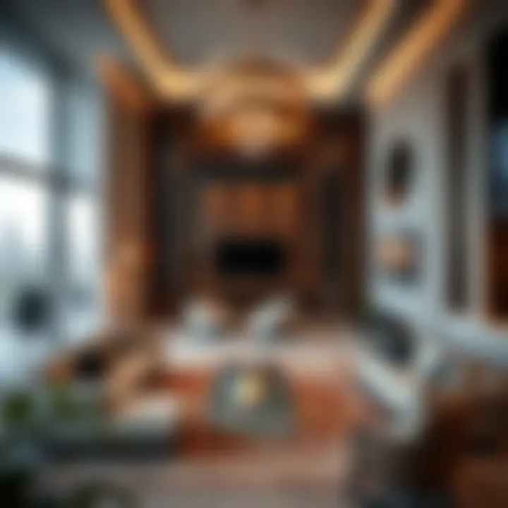 Luxurious apartment showcasing Dubai's real estate market