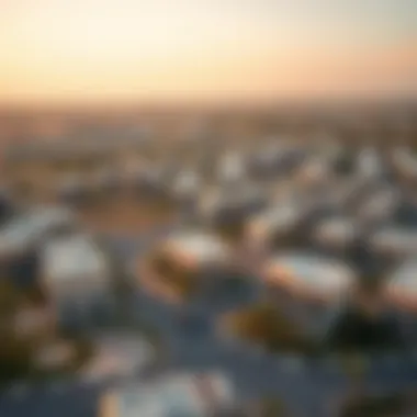 Aerial Perspective of Almir Community Aerial view of Almir community and its surroundings