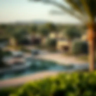 Scenic view showcasing the lush surroundings of Arabian Ranches 3 Raya