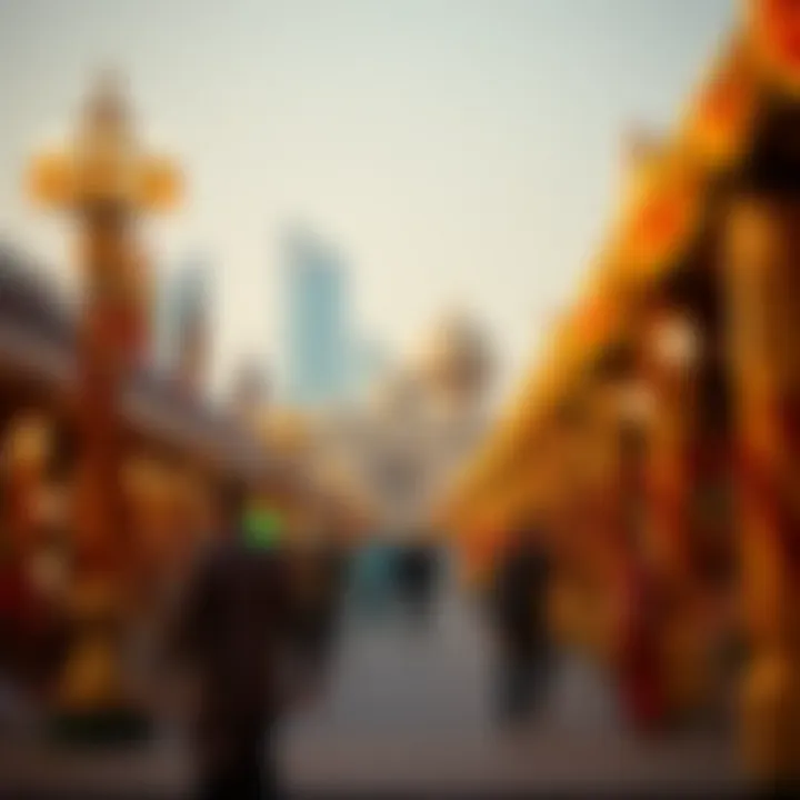 Diverse cultural festival in Dubai celebrating various traditions