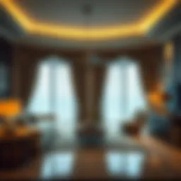 Luxurious interior of a B My Guest holiday home in Dubai