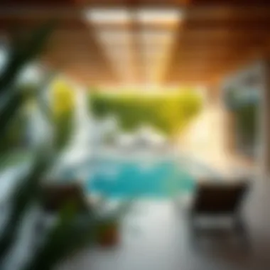 Relaxation Pool Area of B My Guest Property B My Guest property pool area designed for relaxation