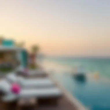 A Luxurious Beach Club Experience in Dubai Luxurious beach club view in Dubai