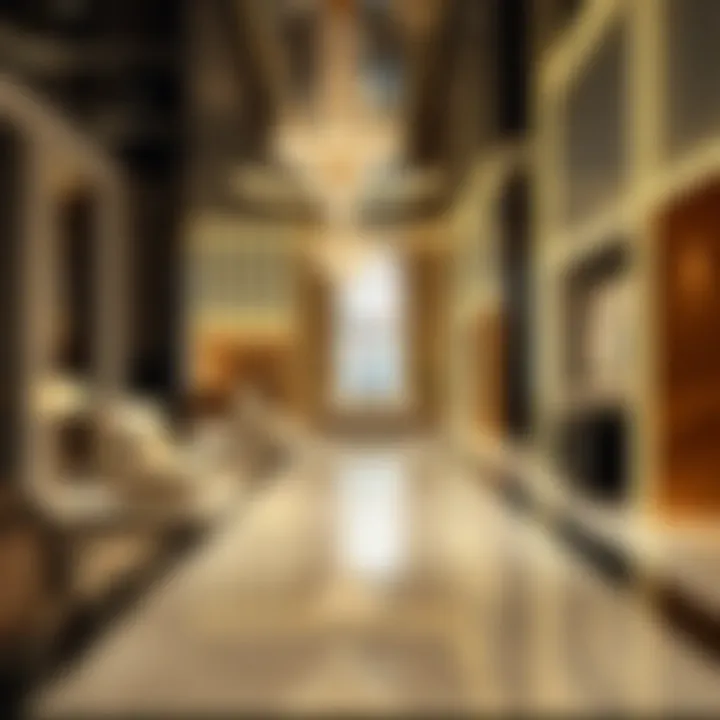 Interior design features reflecting luxury and modernity in Binghatti Diamonds