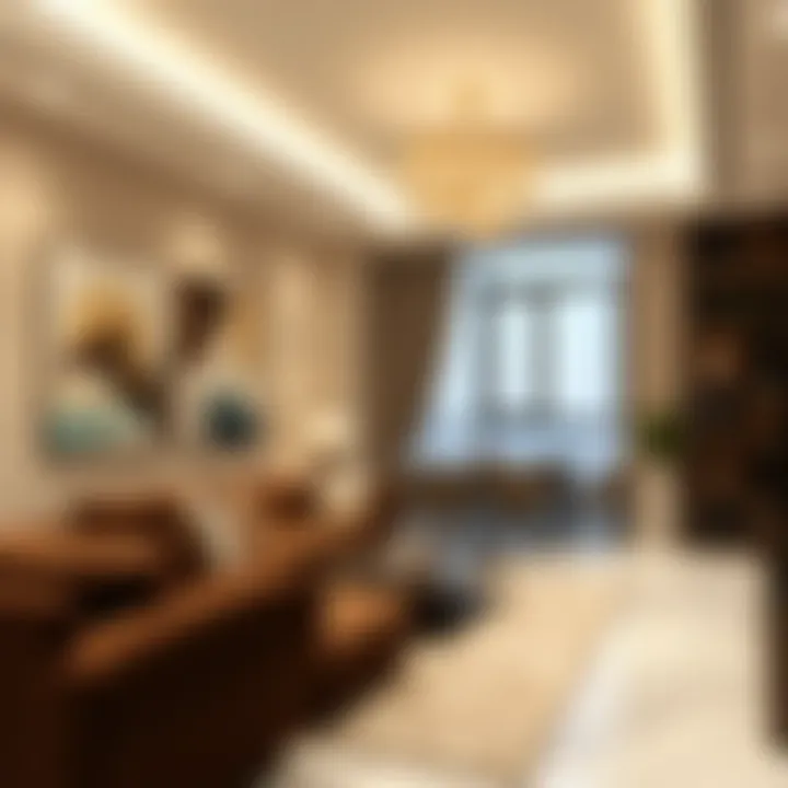 Luxurious Interiors of Boulevard Heights Luxurious interior design of a residential unit in Boulevard Heights