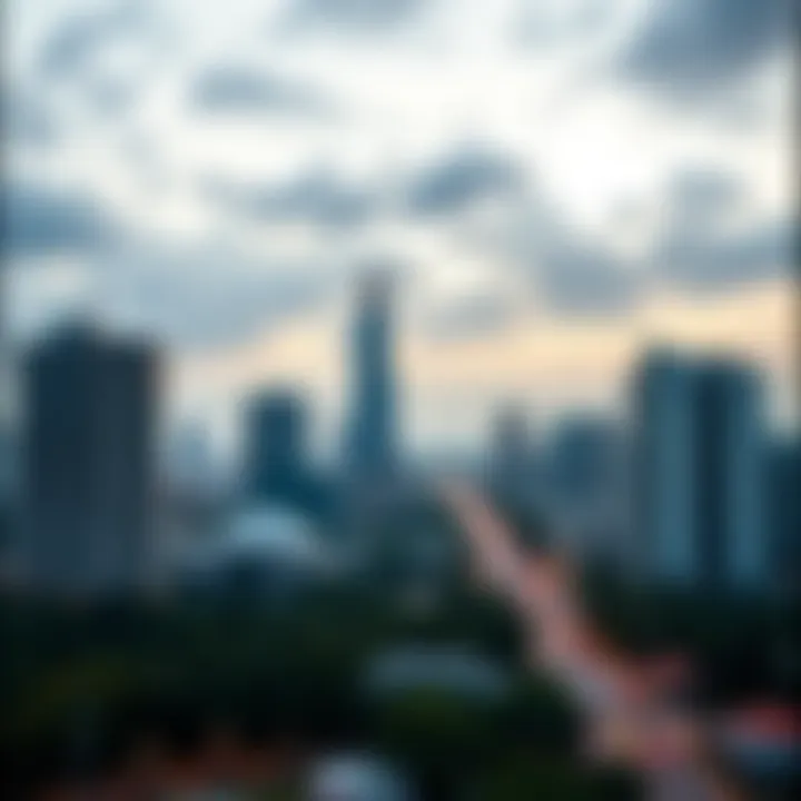 Boulevard Heights Skyline Stunning skyline view of Boulevard Heights showcasing its modern architecture