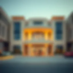 Stunning exterior view of Boutique 23 showcasing its architectural elegance