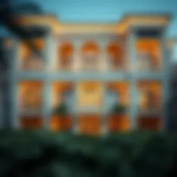 Exterior view of Bulgari Mansions showcasing luxurious design