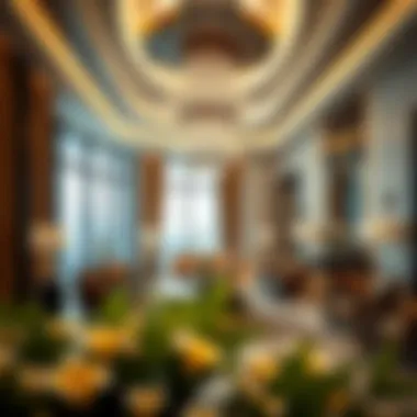 Interior design showcasing luxury amenities in Burj Al Nahda