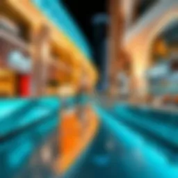 Stunning architectural design of City Walk showcasing modern elegance