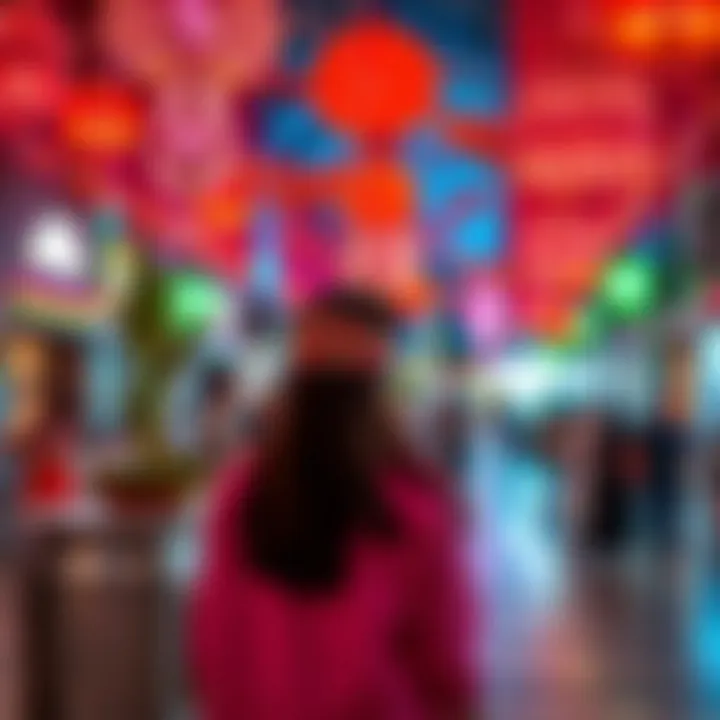 Cultural Vibrancy at City Walk Vibrant cultural offerings in City Walk including art installations