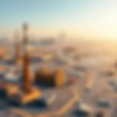 Key Industrial Areas in Dubai Map highlighting key industrial areas in Dubai