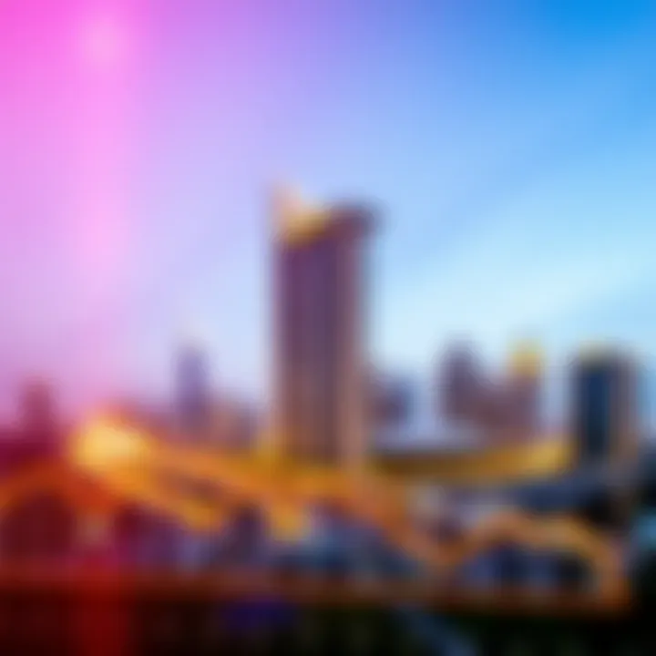 Graph illustrating market trends in real estate