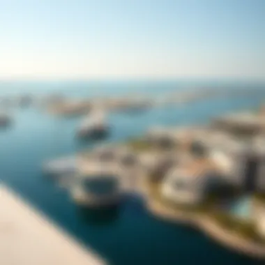 Aerial Perspective of مرسى السيف Aerial view of مرسى السيف showcasing luxury waterfront properties