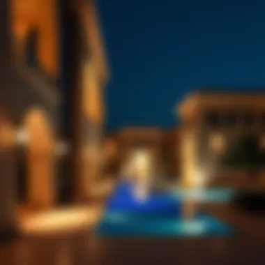 Architectural Elegance of مرسى السيف Architectural details of luxury residences at مرسى السيف