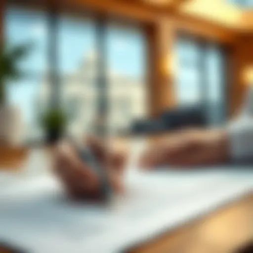 A legal document with a pen ready for signing