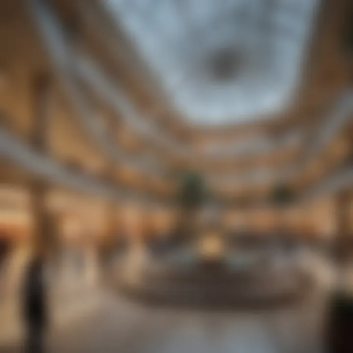 Conceptual design of Deira Mall's interior