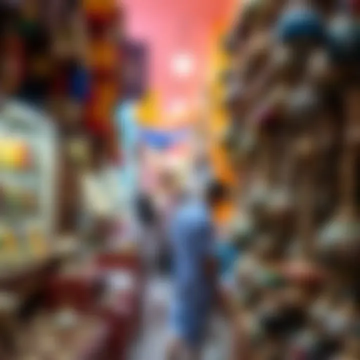 Souvenirs and handicrafts showcasing local artistry