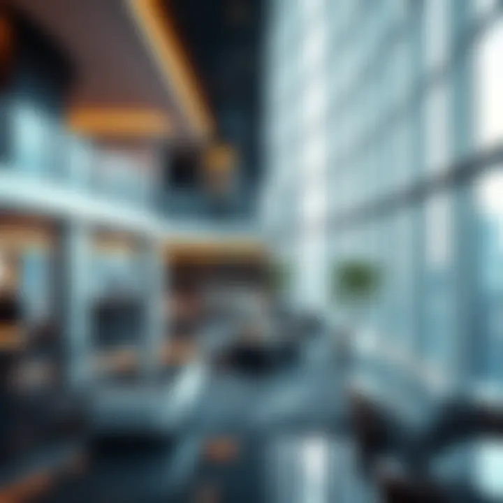 Luxurious amenities within the Dubai Financial Tower