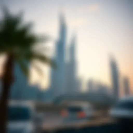 Luxurious Dubai Skyline Luxurious Dubai skyline showcasing investment opportunities