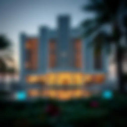 Stunning architectural exterior of Dusit Thani Residence