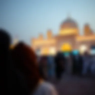 Eid Celebrations in UAE Communities Community gathering during Eid celebrations