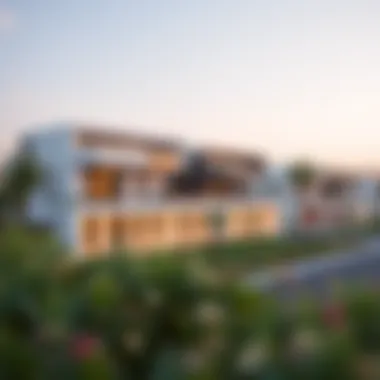 A stunning view of Ellington JVC showcasing modern architectural design