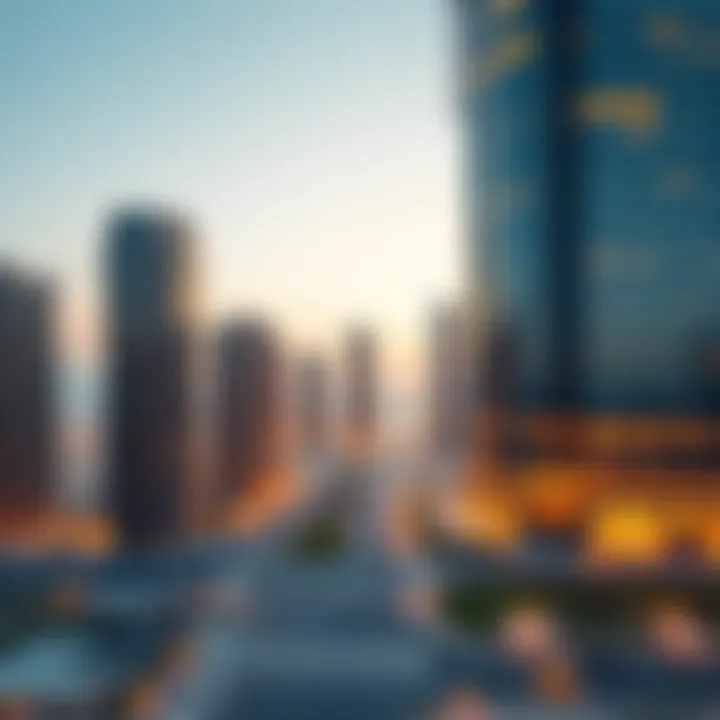 Strategic location map highlighting Emaar Business Park Building 3 in Dubai