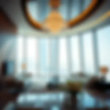 Luxurious Interior Design in Emaar Offices Interior of a luxurious Emaar office setting