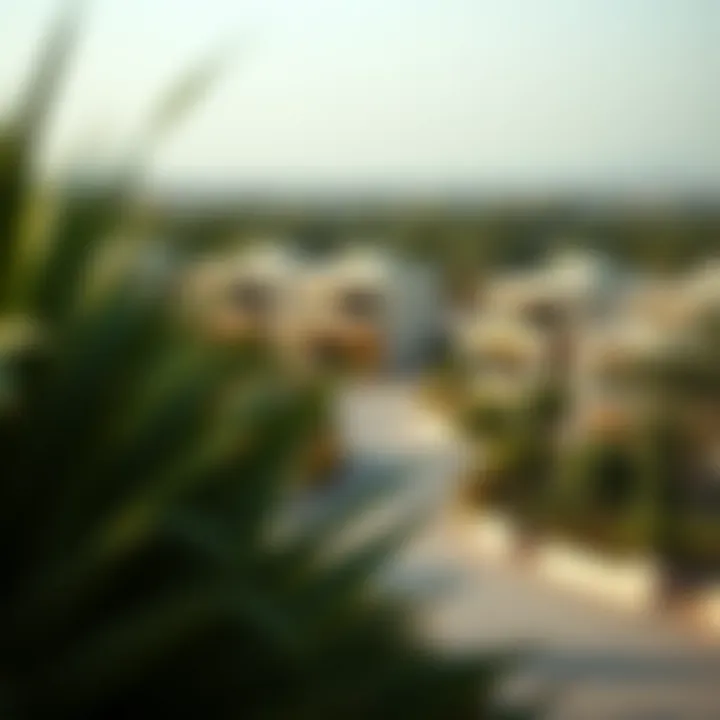 Emaar Villas in a Serene Landscape Scenic view of Emaar Villas surrounded by lush greenery