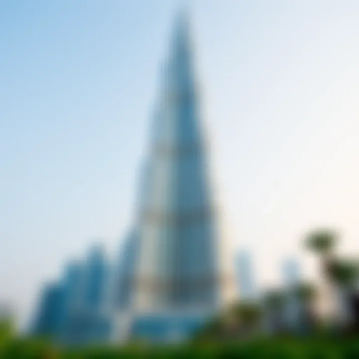 Burj Khalifa: A Marvel of Modern Architecture The intricate design of the Burj Khalifa, the world's tallest building, standing majestically