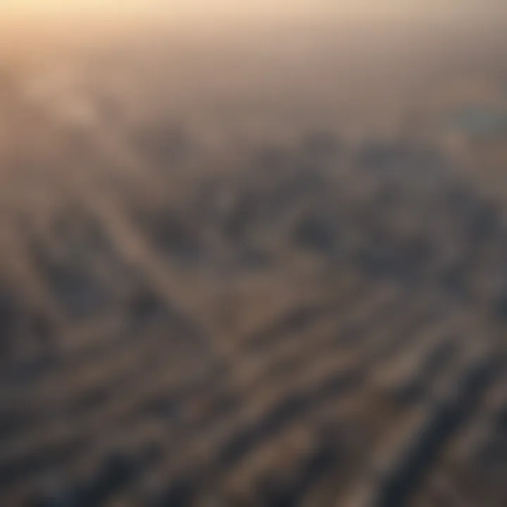 Aerial view of Dubai's skyline showcasing properties influenced by Al Huda