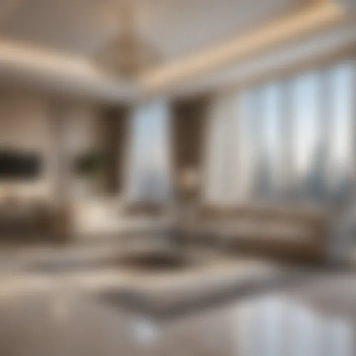 Interior of a luxury apartment from Al Huda Properties