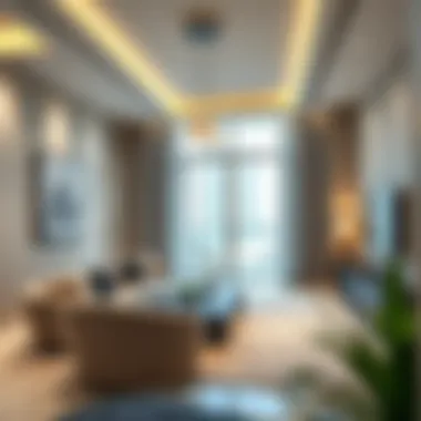 Luxurious Apartment in Aghadeer A luxurious apartment interior in Aghadeer highlighting modern design.