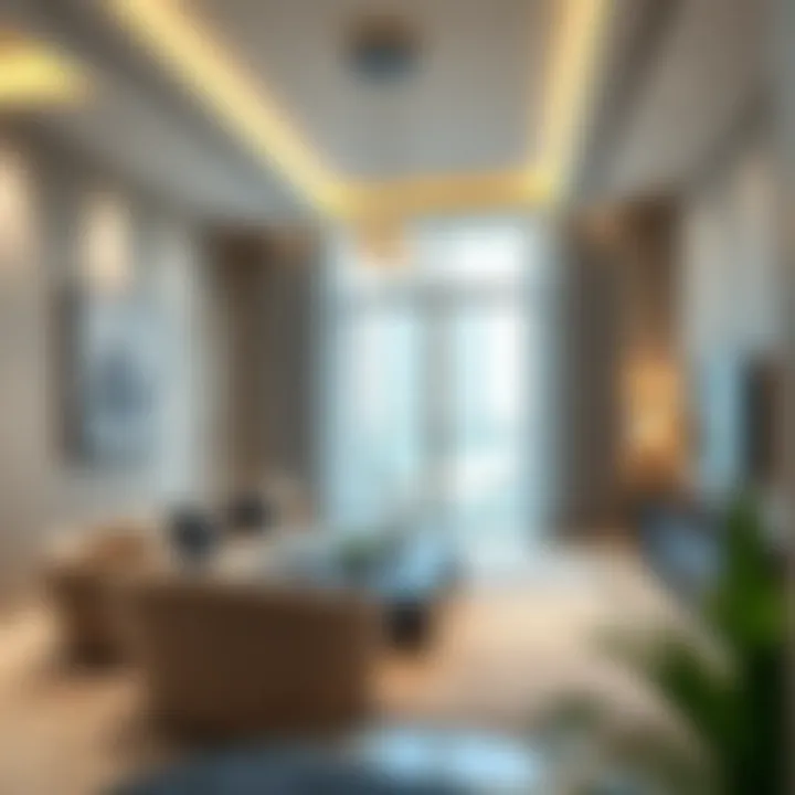 Luxurious Apartment in Aghadeer A luxurious apartment interior in Aghadeer highlighting modern design.