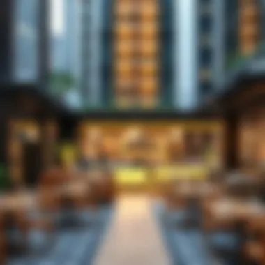 Dining Options in Al Habtoor City Trendy cafes and dining options in the vibrant community