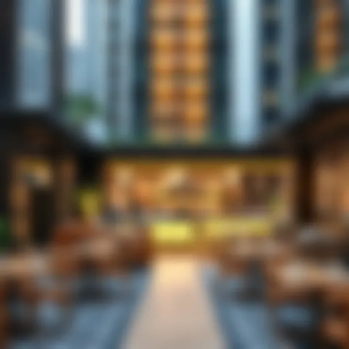 Dining Options in Al Habtoor City Trendy cafes and dining options in the vibrant community