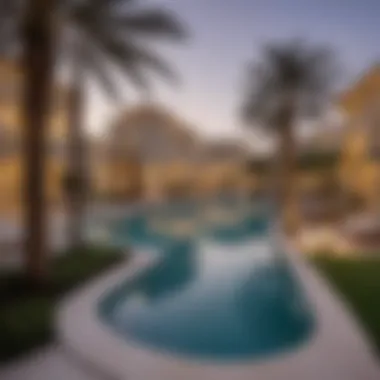 Luxurious community amenities in Al Habtoor Villas